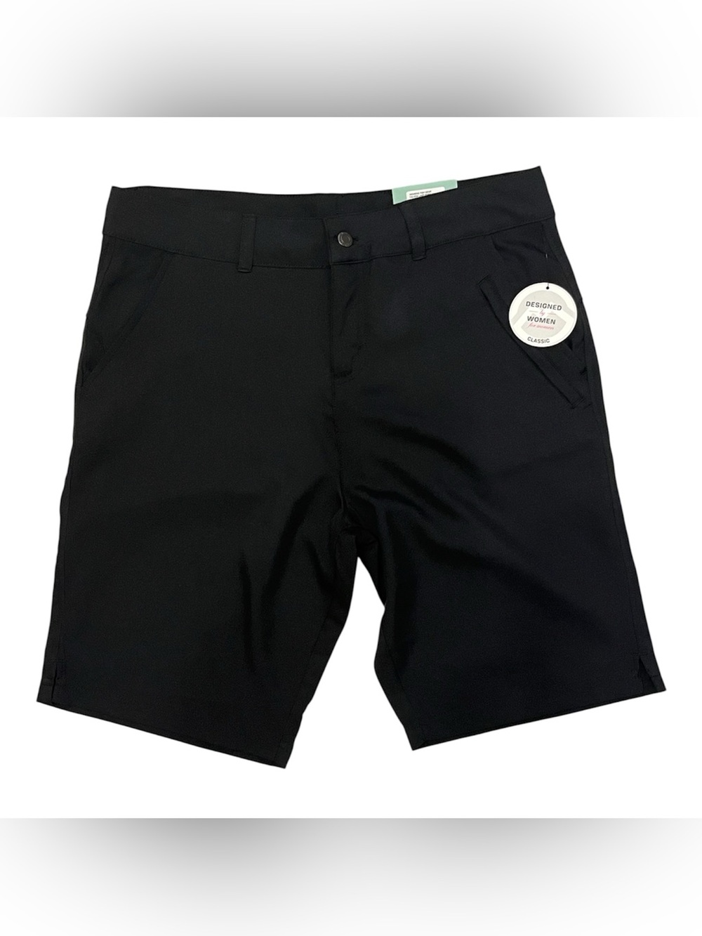 Magellan Black Flat Front Shorts